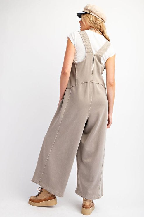 Relaxed Fit Wide Leg Jumpsuit