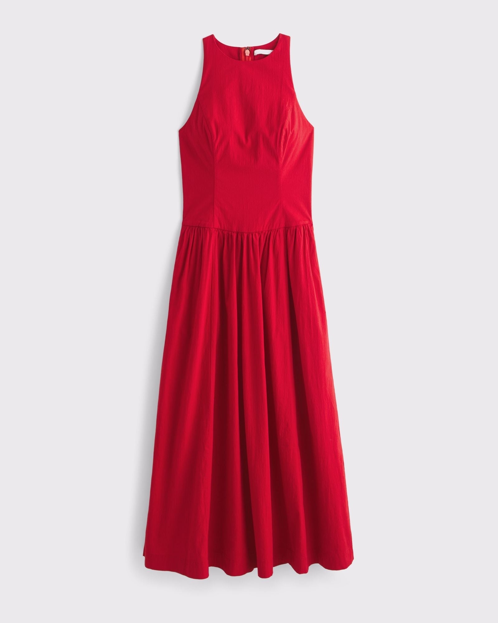 Drop-Waist Midi Dress