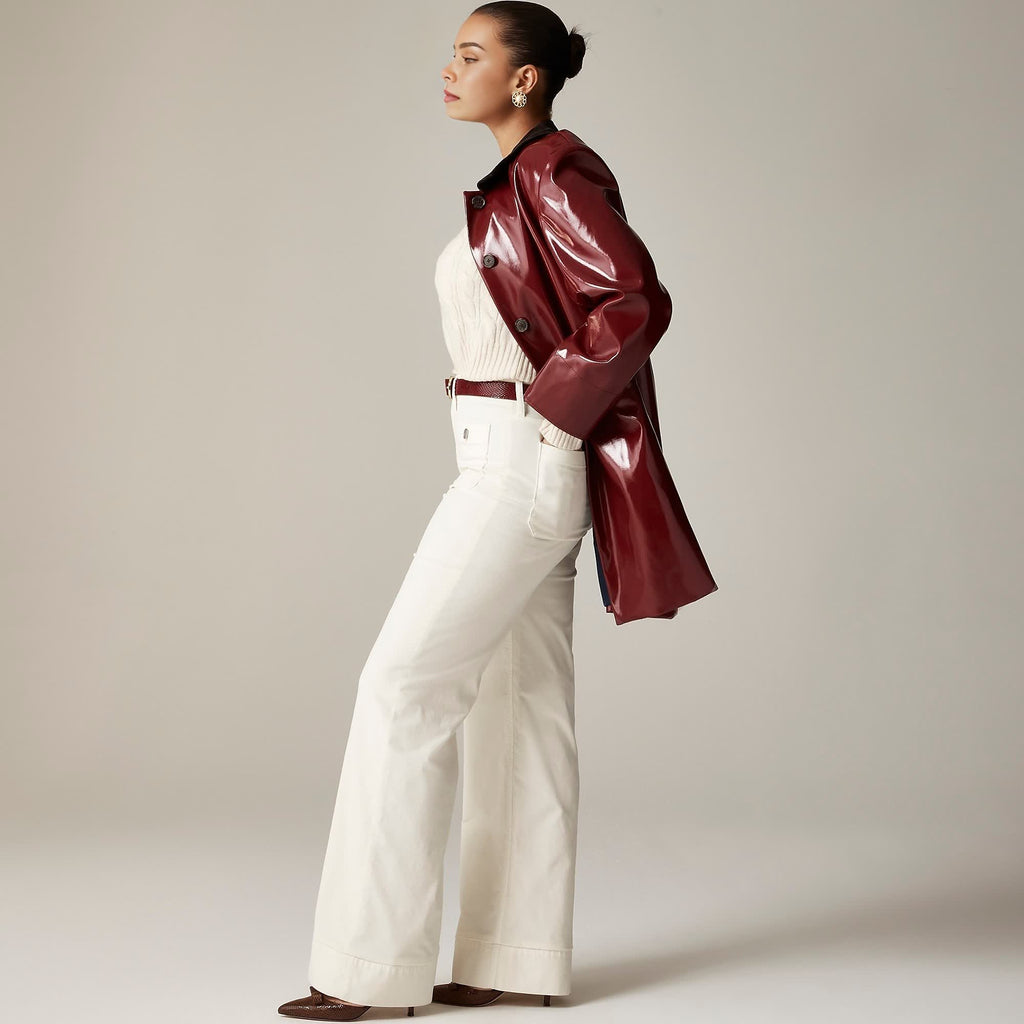 Tummy Control Sailor Wide Leg Trouser