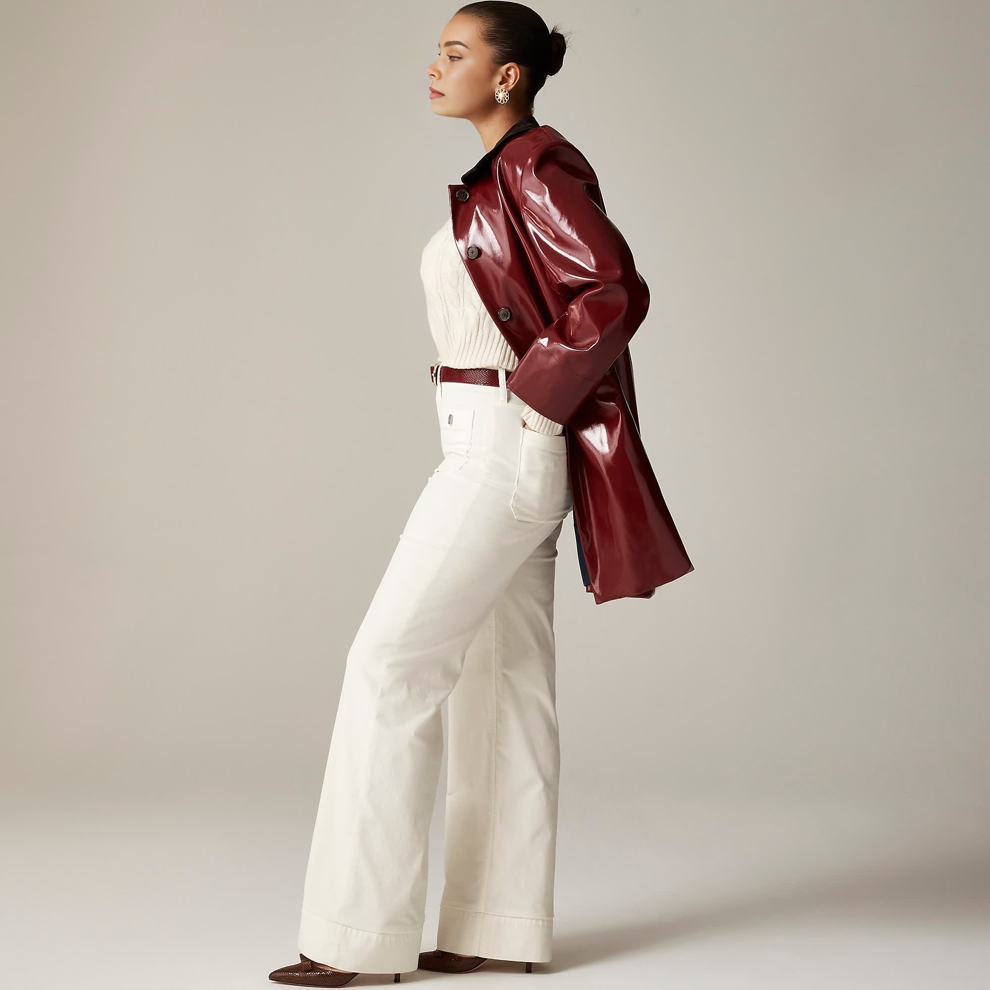 Tummy Control Sailor Wide Leg Trouser