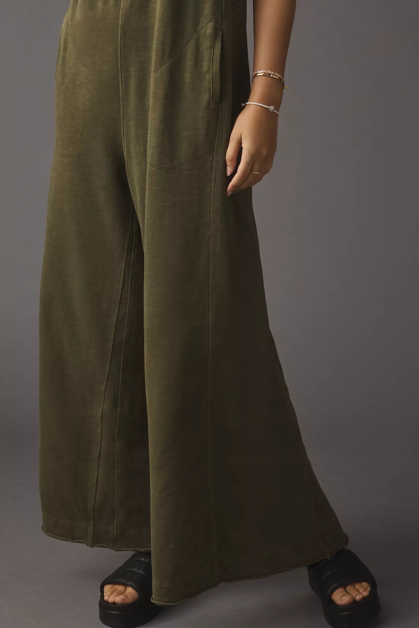 Relaxed Fit Wide Leg Jumpsuit