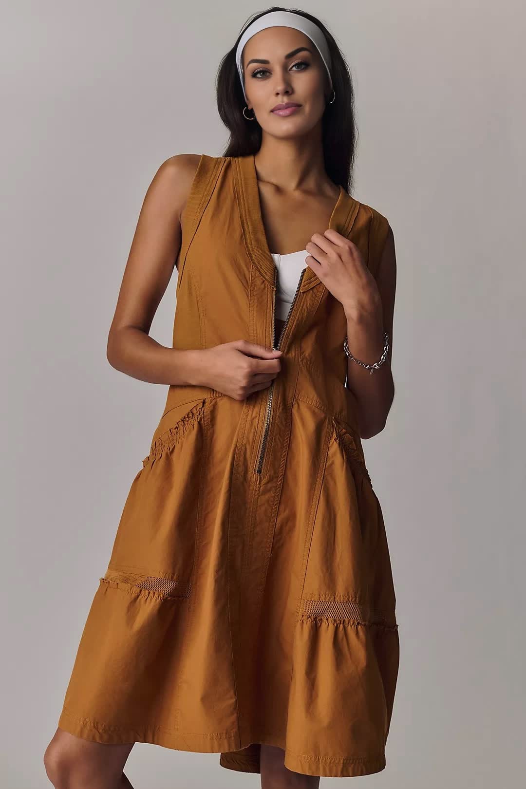 DHgate Daily Practice Utility Mini Dress
