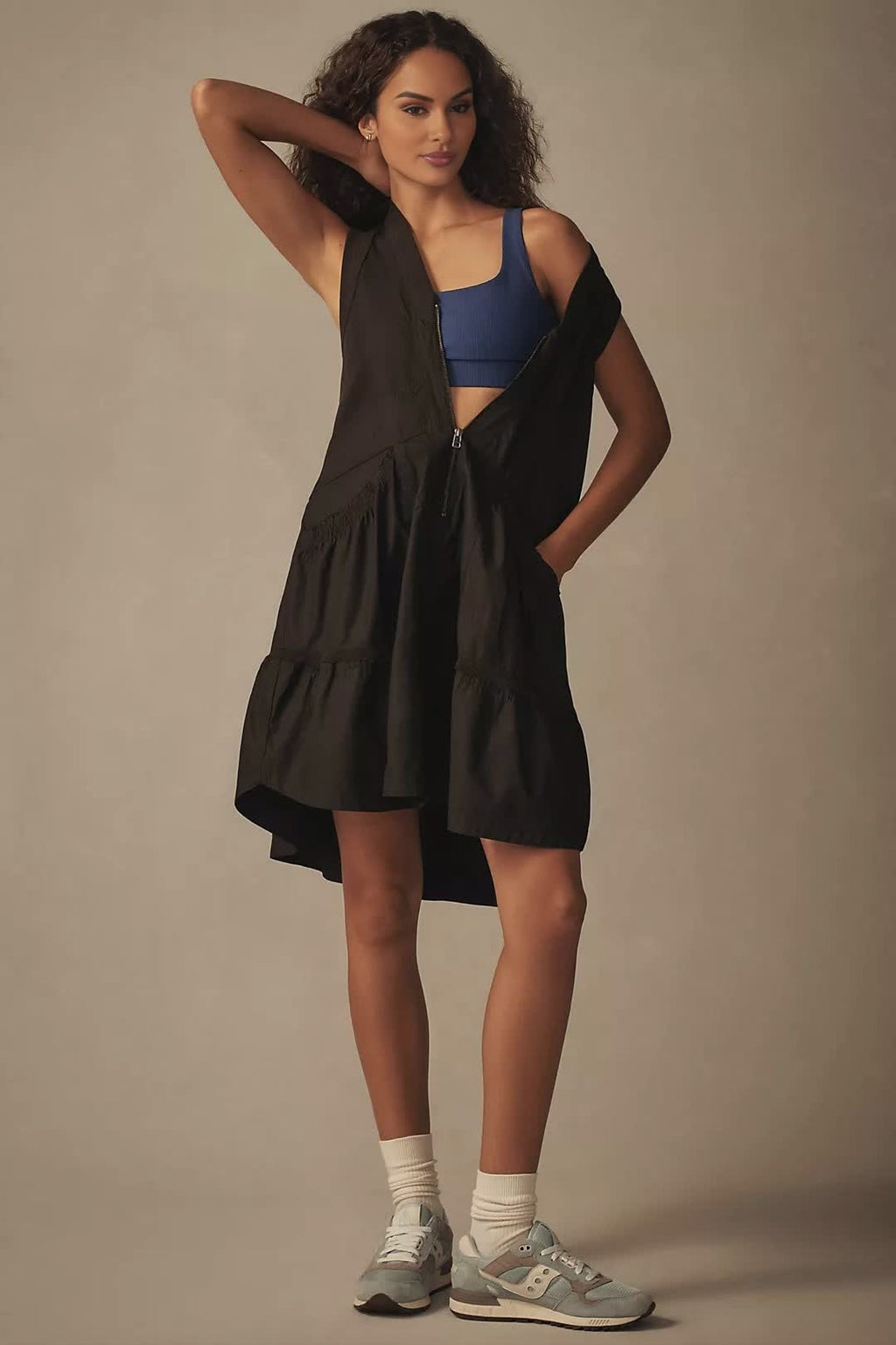 DHgate Daily Practice Utility Mini Dress