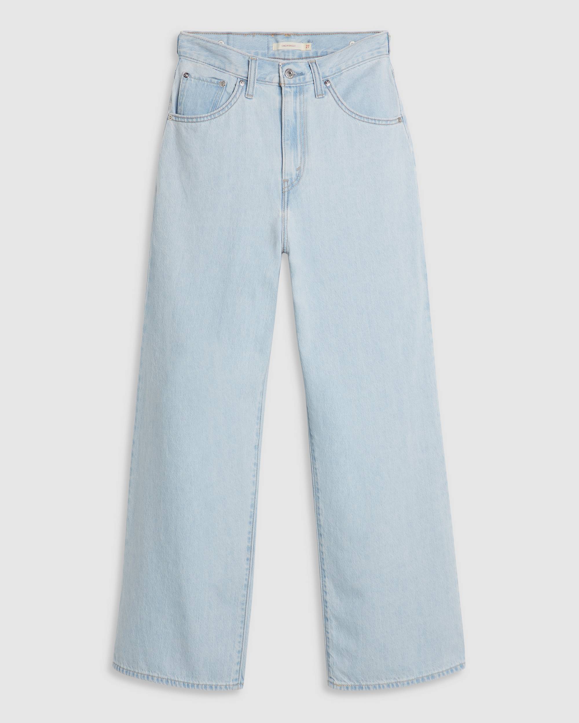 Adjustable Womens Cinch Baggy Jeans