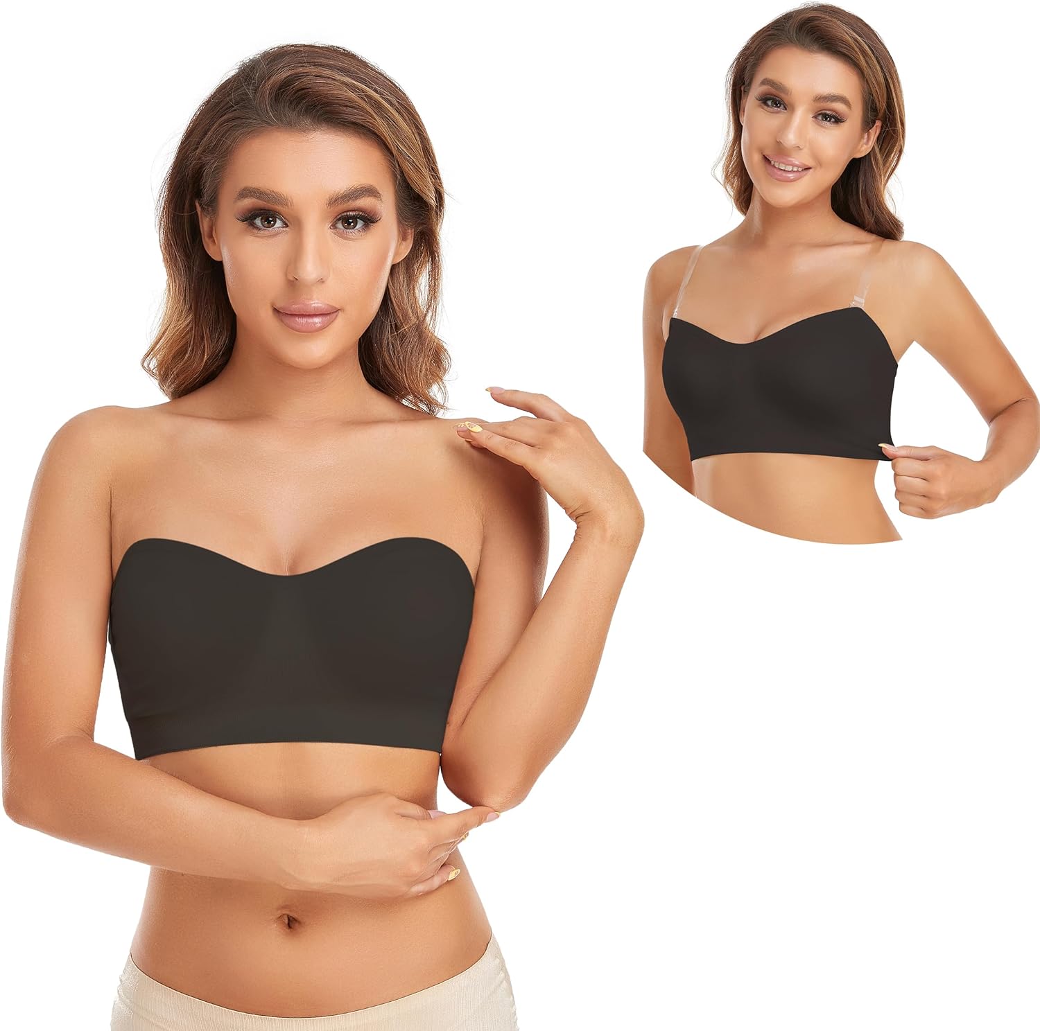 Non-Slip Wireless Tube Top Bra