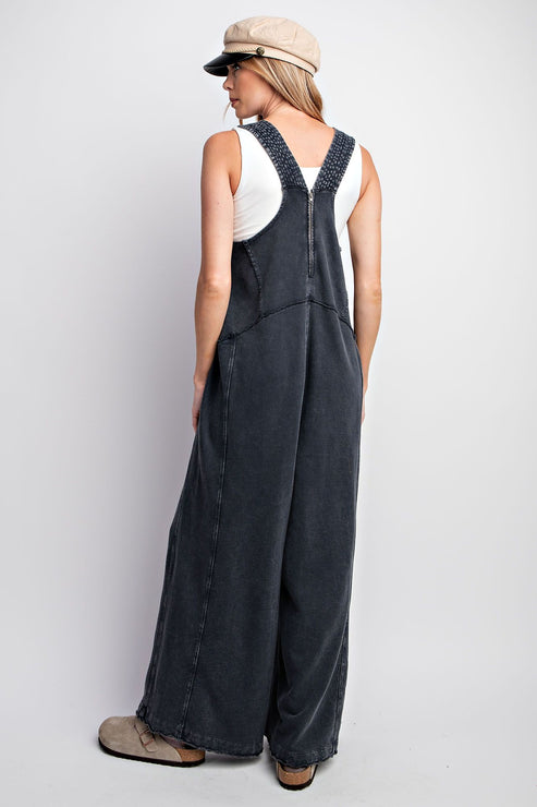 Relaxed Fit Wide Leg Jumpsuit