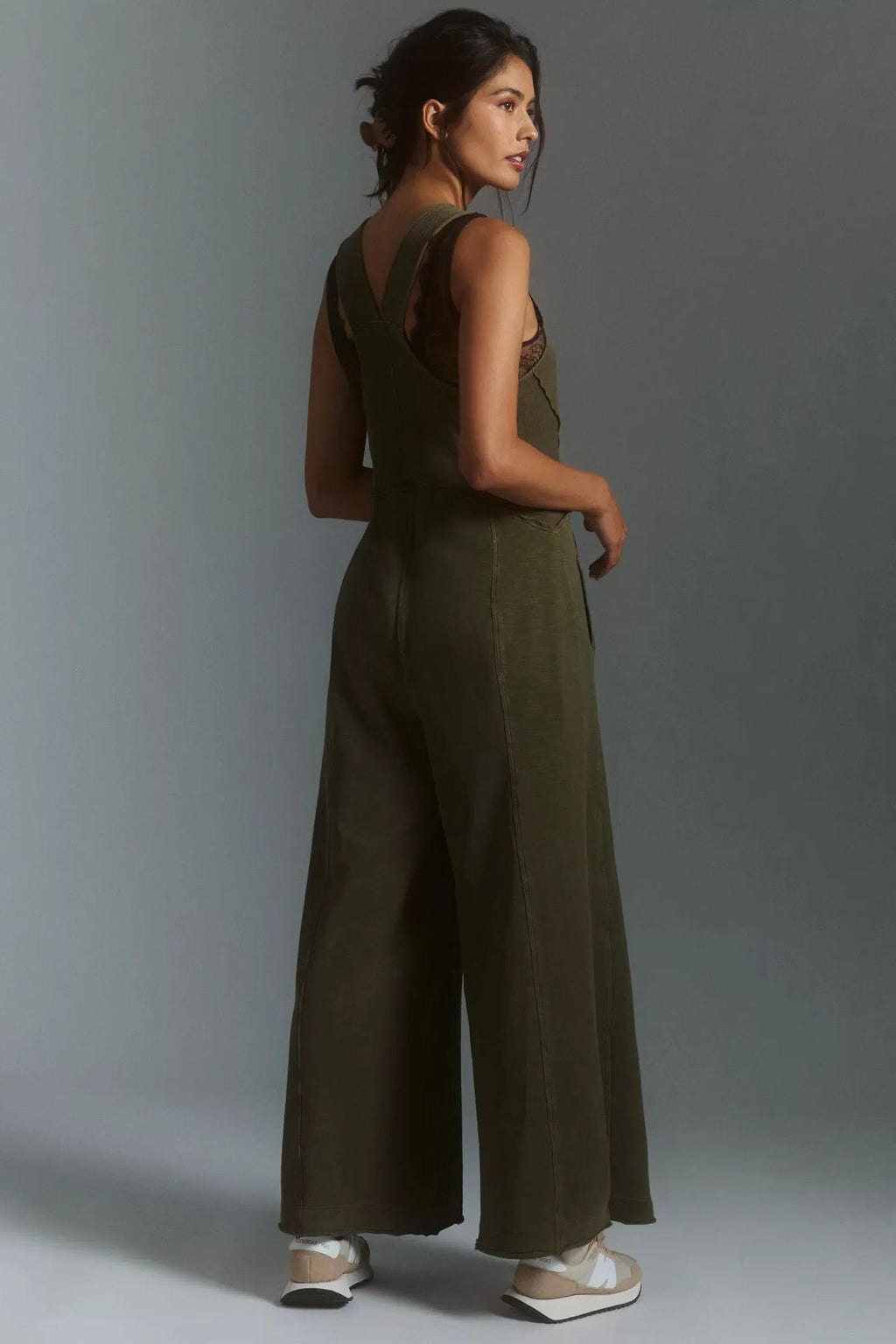 Relaxed Fit Wide Leg Jumpsuit