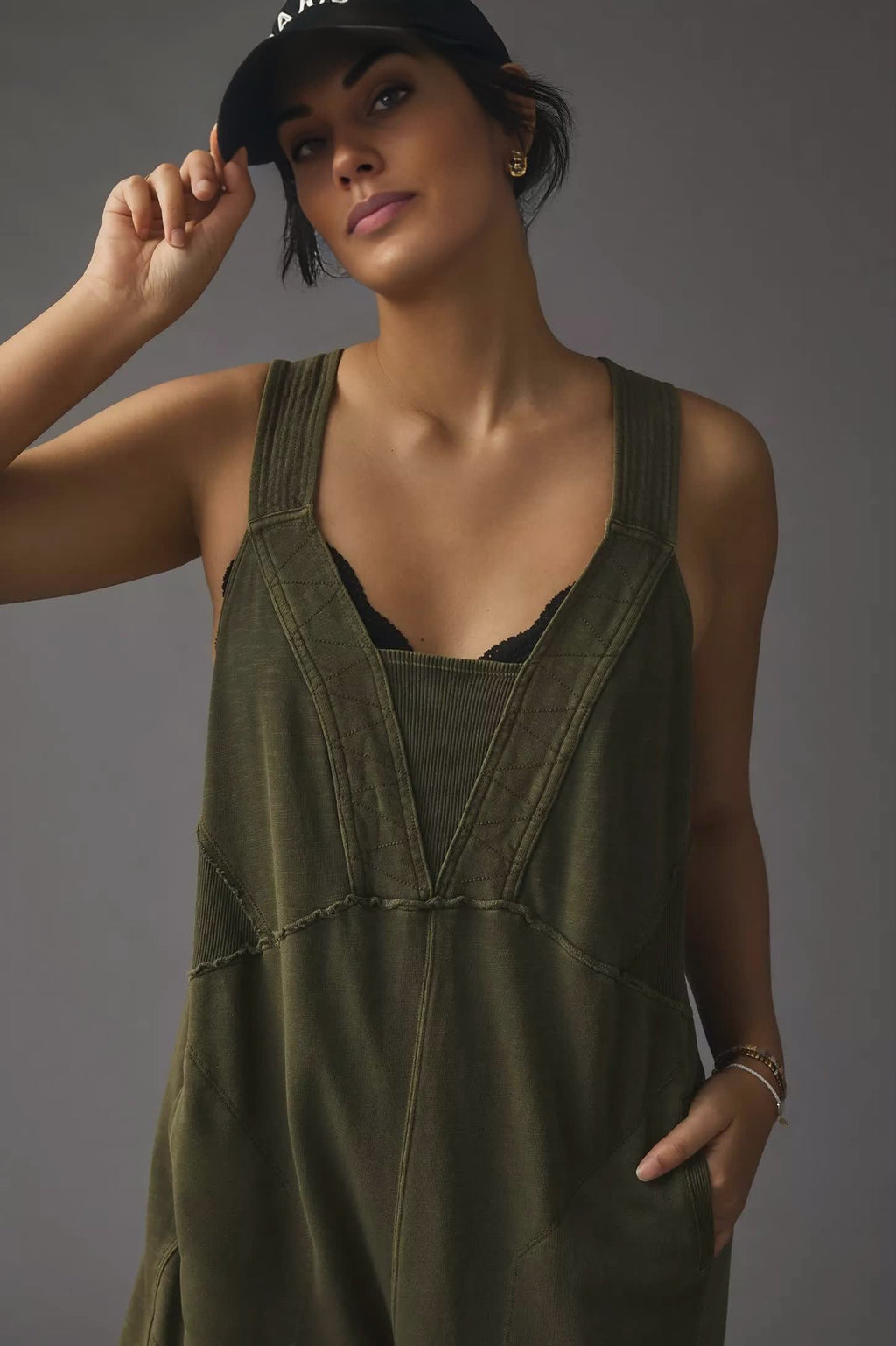 Relaxed Fit Wide Leg Jumpsuit