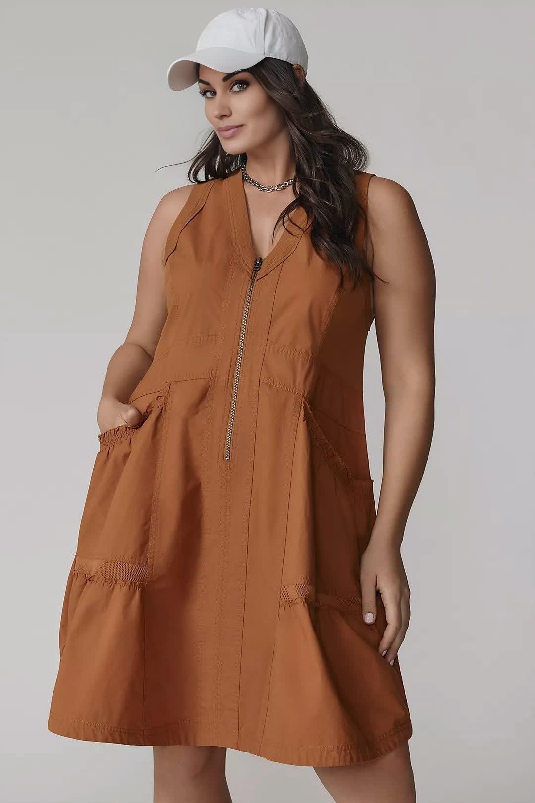 DHgate Daily Practice Utility Mini Dress