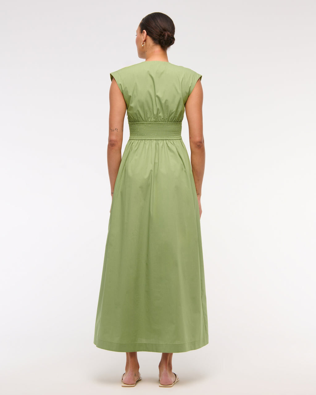 Twist-Front Maxi Dress
