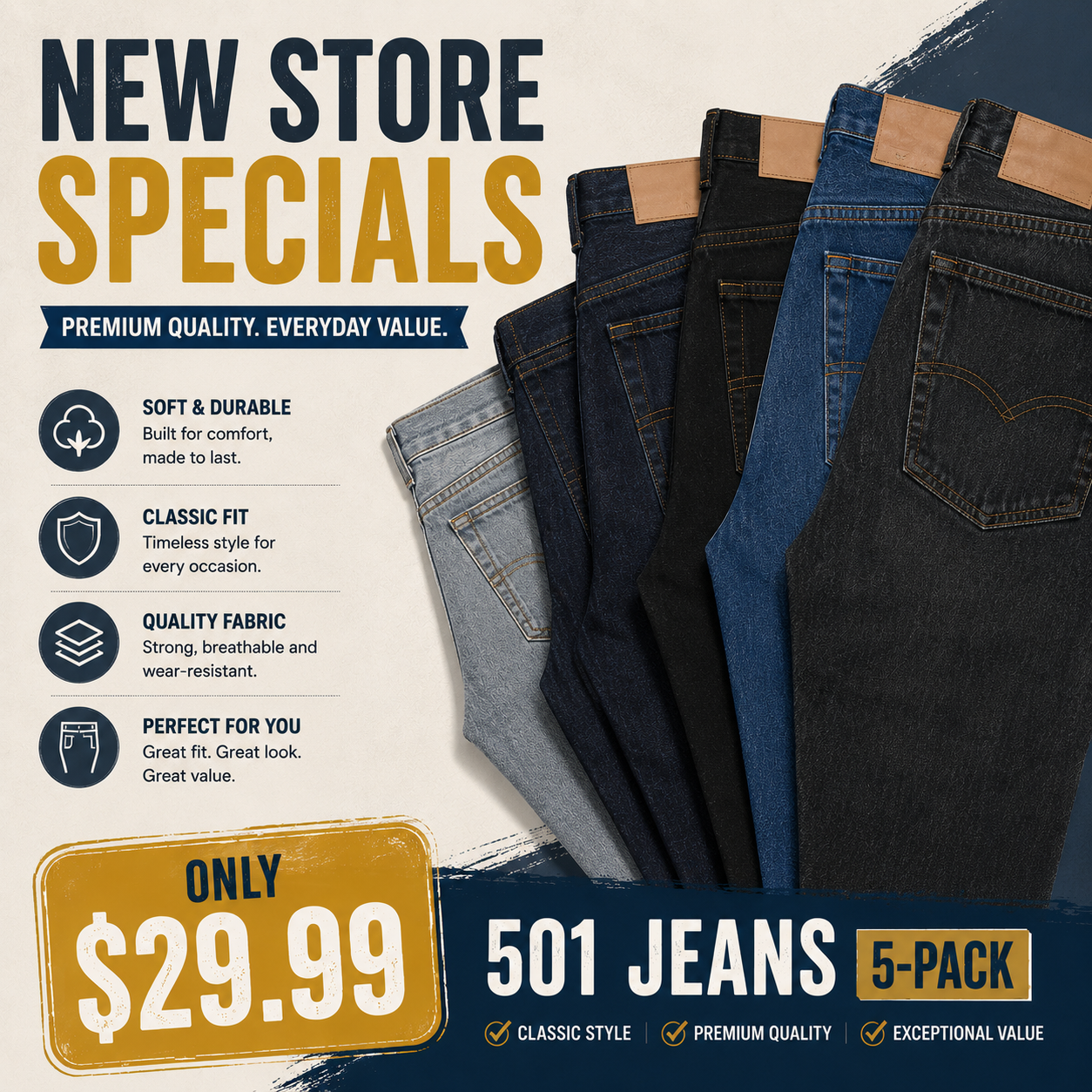 Men's Original Fit Jeans
