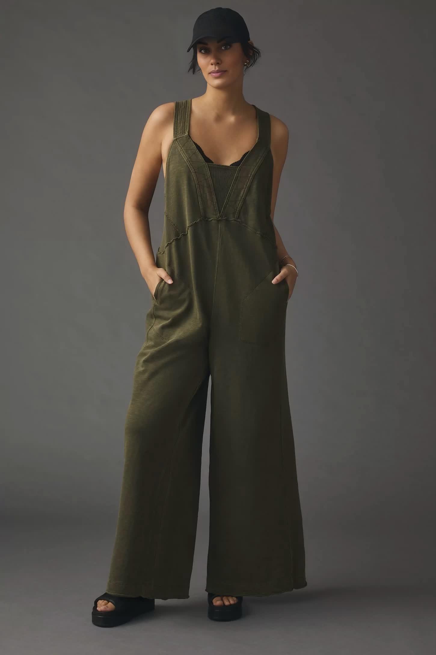 Relaxed Fit Wide Leg Jumpsuit
